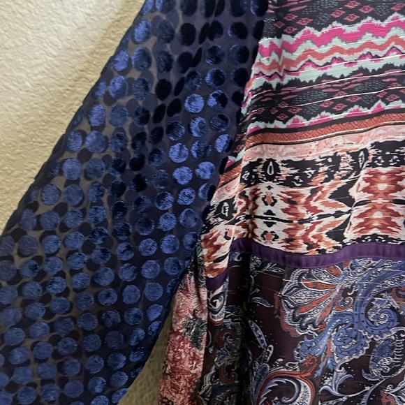 Soft Surroundings size large purple/blue tunic - Picture 6 of 6